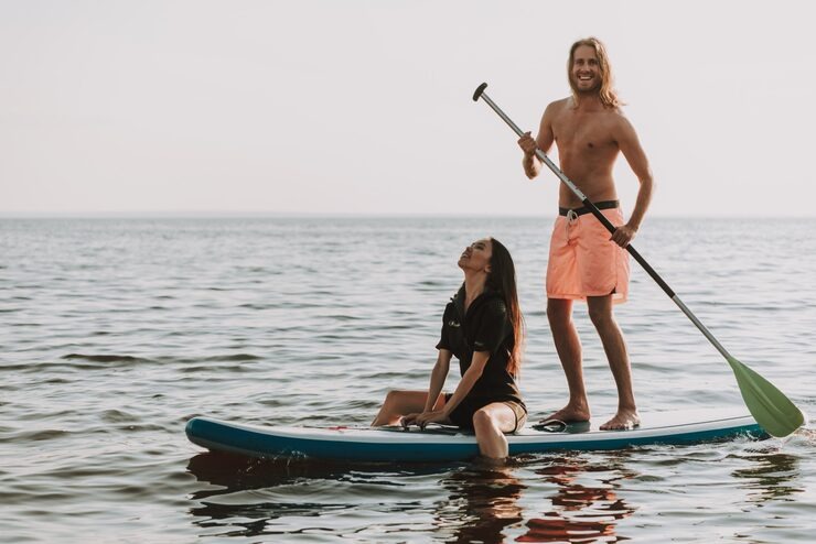 inflatable paddle board with seat